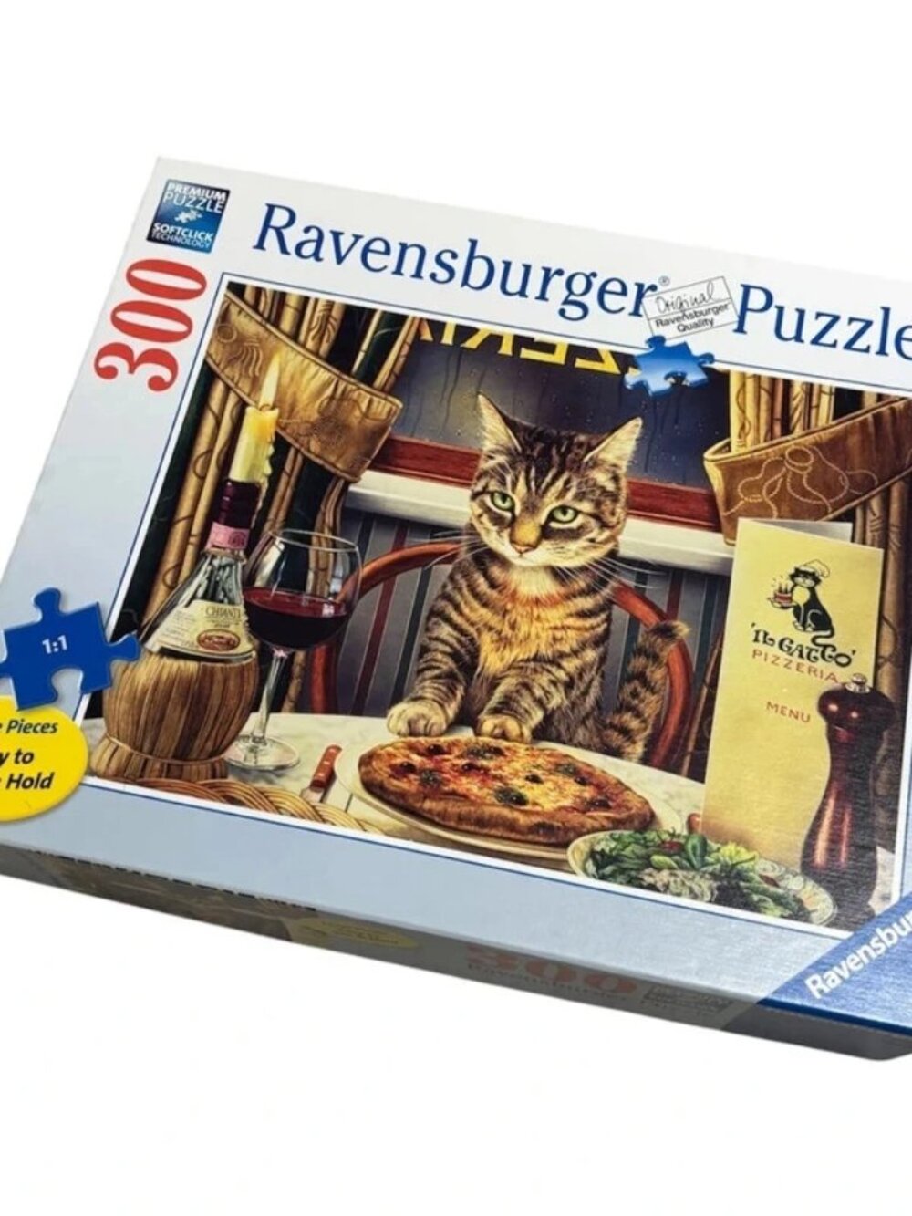 Ravensburger Italian Cat with Pizza 300 piece Puzzle